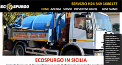 Desktop Screenshot of ecospurgo-acireale.com